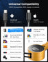 SUPERONE 3-in-1 Car Charger with Retractable Cords, USB C Charger Adapter for iPhone 15/14/13/12/11 Pro Max, Samsung