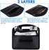 Fireproof Faraday Bag with Zipper Anti-Tracking EMF GPS RFID Car Key Signal Blocker Wallet Shielding Pouch for Cell