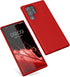 kwmobile Classic Red Case for Samsung Galaxy S22 Ultra - Soft Finish TPU Silicone Phone Cover