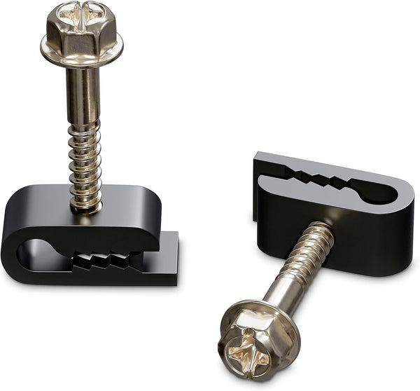 THE CIMPLE CO Mini Wire Cable Clips, Electrical Wire Cable Clip, Black (100 Pieces per Bag)