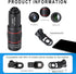 MoYinG 36X Telephoto Lens Kit for iPhone and Android Cell Phones, Long Focus Telephoto Phone Lens with Universal Clip