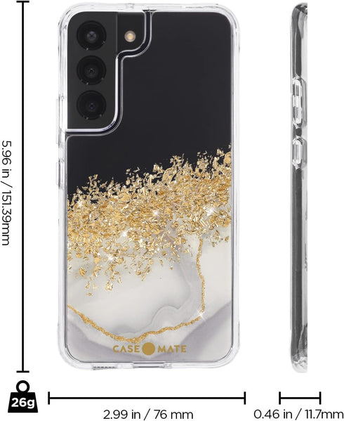 Case-Mate S22 Karat Marble Case for Samsung Galaxy - Karat Marble