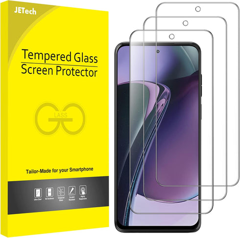 JETech Screen Protector for Motorola Moto G Stylus 2023 4G/5G, 9H Tempered Glass Film, HD Clear, 3-Pack