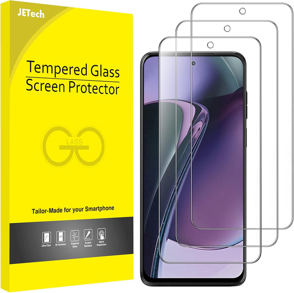 JETech Screen Protector for Motorola Moto G Stylus 2023 4G/5G, 9H Tempered Glass Film, HD Clear, 3-Pack