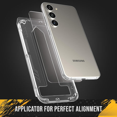 magglass Matte Screen Protector for Samsung Galaxy S24, Anti Glare Tempered Glass with Easy Applicator (S24)