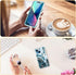 Esdot for iPhone 13 Case Opal Marble Teal - Built-in Screen Protector, Military Grade Rugged Cover for Women Girls, 6.1"