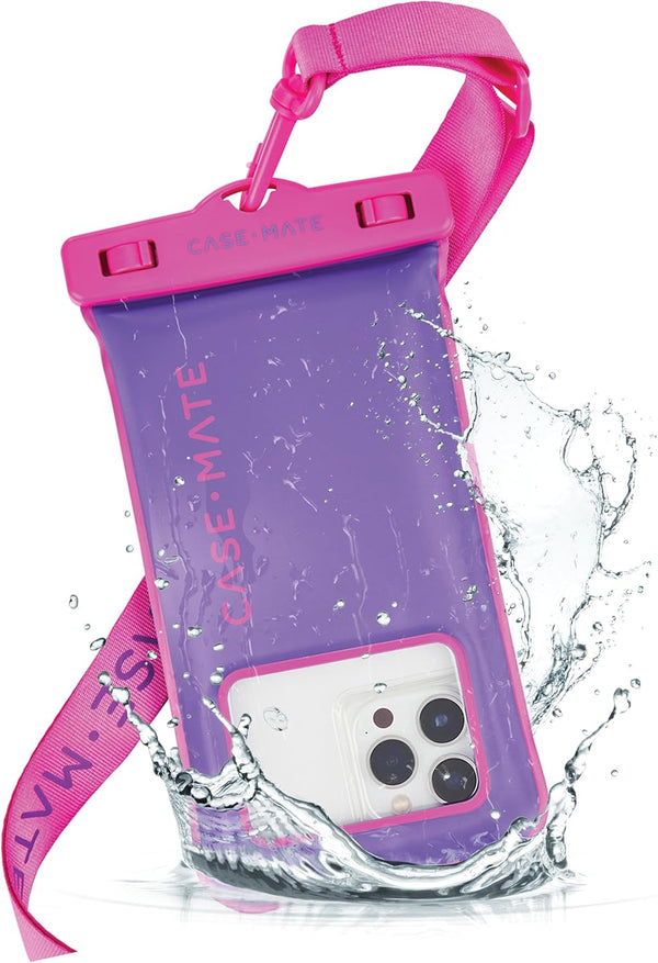 Case-Mate IP68 Waterproof Phone Pouch - Travel Beach Cruise Ship Essentials for iPhone 15 Pro Max/14 Pro Max/13 Pro Max