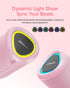 Portable Bluetooth Speaker with Lights, Crystal Clear Sound, IPX5 Waterproof, All Day Playtime, AUX & TF-Card Input