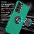HeZhiNing Samsung Galaxy S23 Case, Shockproof with 360° Ring Holder Kickstand, Dark Green
