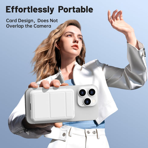 Azmuth 10000mAh Magsafe Battery Pack, Magnetic Power Bank with USB-C & Lighting Cable, LED Display, Wireless Portable