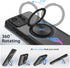 ASUS ROG Phone 8/8 Pro (2024) Magnetic Stand Case, 360 Rotatable Ring Kickstand, No-Yellowing Crystal Clear Anti-Slip