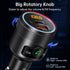 Syncwire Bluetooth 5.3 FM Transmitter for Car, 38W PD&QC3.0 Dual USB Charging Adapter with Hands-free Calling and Music