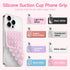 Yojaro Silicone Suction Cup Phone Case Mount Double Sided, Phone Accessories Hands-Free Strong Grip Holder for Selfies