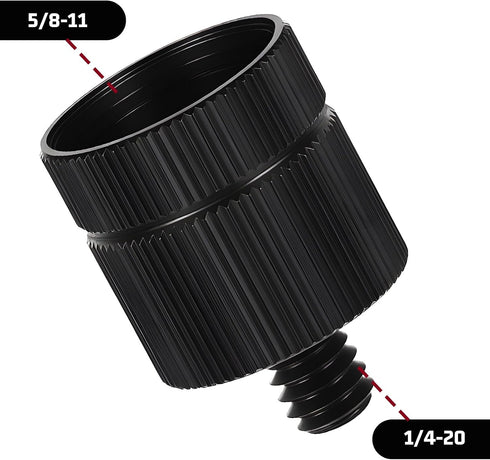 Xyembu 2PCS 5/8-11 1/4 Tripod Adapter Female to Male Laser Level Tripod Conversion Thread for Various Photography