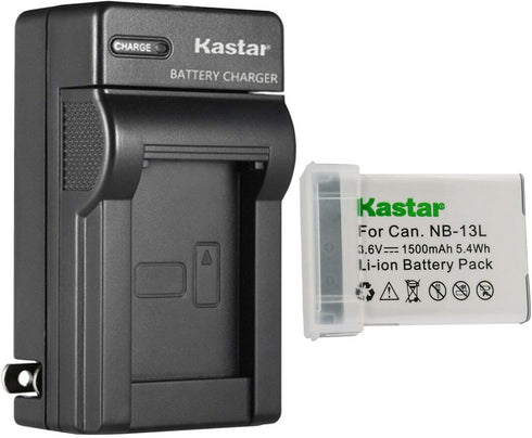 Kastar 1-Pack Battery and AC Wall Charger for Canon PowerShot SX720 HS, G1 X Mark III, PowerShot G7 X Cameras