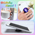 Honoson 9 Pieces Cell Phone Grip Holder, Colorful Collapsible Self-Adhesive Finger Ring for Smartphone and Tablets