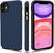 CellEver Heavy-Duty Case for iPhone 11, Dual Layer, Military Grade Protection, Slim, Shockproof Non-Slip, Navy Blue