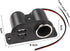 MEIRIYFA Dual USB Cigarette Lighter Socket Power Outlet Car Charger, 3.1A Dual USB + Cigarette Lighter Adapter