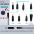 15V 2A Power Adapter, 15Volt AC Charger with 8 Interchangeable DC Plugs for 15V Electronics, 2000mA, 1500mA, 1000mA