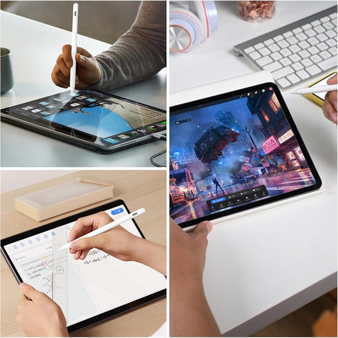 Stylus Pen for iPad 2018-2024, Wireless Charging Apple Pencil 2nd Gen, Compatible with iPad Pro, Air, Mini