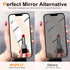 iPhone 13/13 Pro Privacy Screen Protector, Mirrored Tempered Glass Film for iPhone 14, Shatterproof, Touch Sensitive