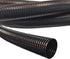 Electriduct 3/8" UV Rated Flame Retardant Wire Loom, Black Nylon Split Tubing, 25 Feet