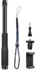 GEPULY Waterproof Selfie Stick Pole Hand Grip Adjustable Underwater Monopod for GoPro Hero
