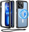 Beeasy Waterproof Case for iPhone 13 Pro Max (6.7") Compatible with MagSafe, 360 Degree Protective Armor Case, Black