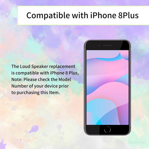 Loud Speaker Replacement Part for iPhone 8 Plus - Audio Performance Buzzer Ringer Module Flex Cable Assembly