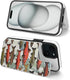 ZHANLEI 15 Salmon Printed Phone Wallet Case for iPhone Case, Flip PU Leather Shockproof Phone Cases Cover with Card