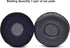H390 H600 Ear Pads Foam Replacement Ear Cushion Compatible with Logitech H390 / H600 Headphones