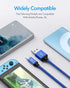 10ft USB C Cable 3-Pack: Braided USB A to USB C Charger for iPhone 15 Pro Max, Samsung Galaxy S24/S23/S22, LG, Moto.