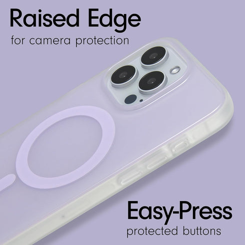 Sonix Protective Phone Case for iPhone 15 Pro - Compatible with Magsafe - 10ft Drop Tested - Jelly Lavender