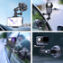 TELESIN Suction Cup Car Mount with Phone Holder for GoPro Max Mini Hero 12 11 10 9 8 7 6 5, Insta360 X3