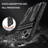 iPhone 15 Case with Card Holder Detachable Wallet Cover, Built-in Kickstand & Screen Protectors, Full Body Shockproof Phone Case for iPhone 15 (6.1 Inch), Black