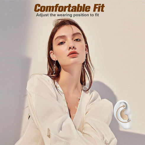 Nude Sleep Hidden Headphones, Wireless Invisible Earbuds for Sleeping, Tiny Earbuds for Side Sleepers, Smallest