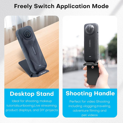 REYGEAK Insta360 X5,Aluminum 13/12/11/10/9/DJI 3/Action 5/4/3 Magnetic Mount Stand for Camera Holder Mount,Magnet