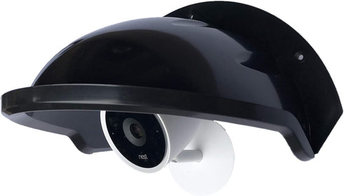 Universal Sun Rain Shade Camera Cover Shield for Nest/Ring/Arlo/Dome/Bullet Outdoor Camera - BLACK