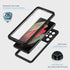 Lanhiem for Samsung Galaxy S21 Ultra Case, IP68 Waterproof Dustproof, Rugged Full Body Shockproof Phone Cover, Black