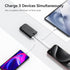 imuto Graffiti Style Portable Charger, 10000mAh Power Bank with Built-in Lightning Cable, 22.5W Fast Charging,