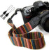 WANBY Multicolor Canvas Camera Strap, Neck Shoulder Strap with Quick Release Buckles for DSLR SLR