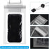 PATIKIL Waterproof Phone Pouch, 4 Pack Universal Lanyard Dry Bag for Beach Swimming Pool, Clear Protection Cover