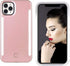 Selfie Light up Case for iPhone 12 and 12 Pro, LED Light Case with Back and Front Dual Rechargeable Luminous Light