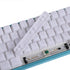 YMDK 1.5mm ABS Blank Milk Fog Keycap for RGB MX Mechanical Keyboard GK61 (108 ANSI)