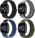 Sport Loop for Fitbit Versa 4/Sense 2/Versa 3/Sense, Soft Nylon Adjustable Breathable Replacement Wristband