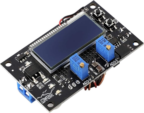 DROK Adjustable Voltage Regulator, DC Buck Boost Converter 6-30V to 0.5-30V 4A 60W with USB Port and LCD Display