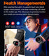 Smart Watch for Men, Military Fitness Tracker, Bluetooth Call, Heart Rate Monitor, Waterproof Smartwatch for iOS Android