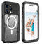 for iPhone 15 Pro Max Waterproof Case, Built-in Screen Protector, Shockproof, Snowproof, Dustproof, Full Body