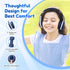 EarFun K2 Kids Bluetooth Headphones, Volume Limited, 40H Playtime, Foldable Over-Ear Headphones with Mic for