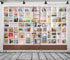 CapiSco 7x5FT White Bookshelf Photography Backdrop Bookcase Library Photography Background for Office & Home Office